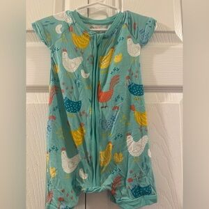 Little Sleepies Turquoise Cozy Coop shortie